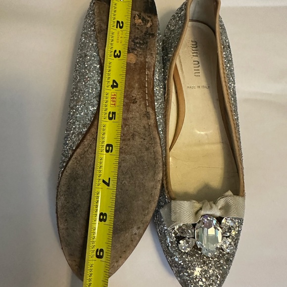 * Miu Miu Jeweled Ballerines, size 8.5.  Absolutely gorgeous! - Picture 10 of 10